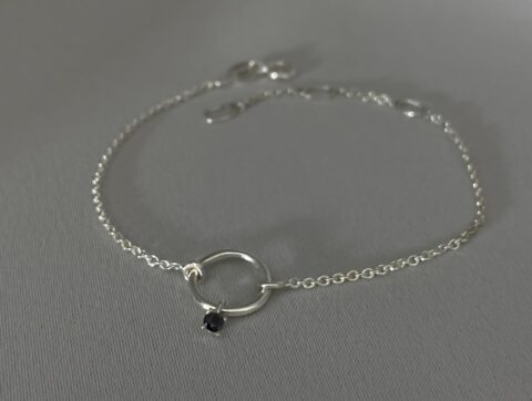 Juni bracelet black diamond