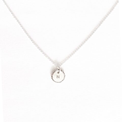 Letter charm med länk